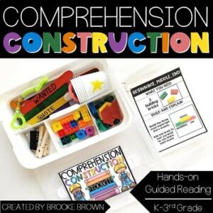 Comprehension Construction - K-3rd Hands-on Strategies for Science of Reading