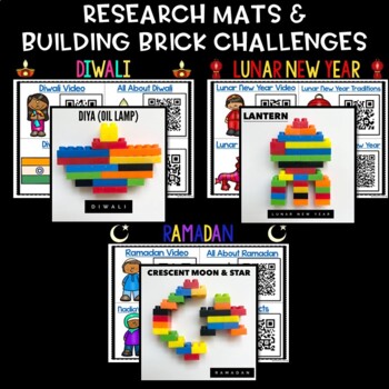 {Holidays/Christmas Around the World} Storybook STEM Holiday Activities LEGO - Image 3