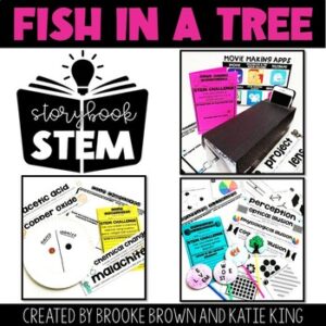 {Fish in a Tree} Storybook STEM Novel - Novel Study with STEM Activities