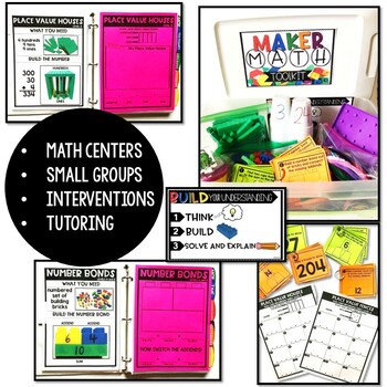 Maker Math {Hands-on Small Group Math and Math Centers for K-2nd Grade} - Image 2
