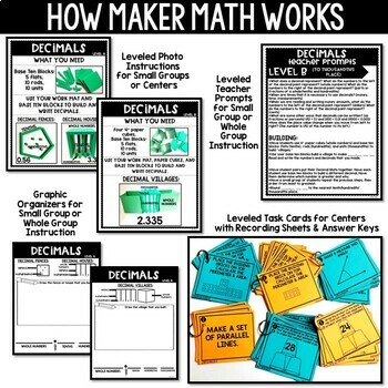Maker Math {Hands-on Small Group Math and Math Centers for 3rd-5th Grade} - Image 4