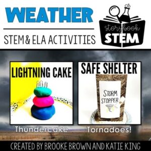 Storybook STEM Science Activities {WEATHER}