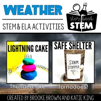 Storybook STEM Science Activities {WEATHER}