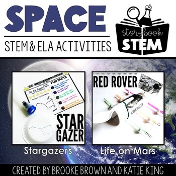 Storybook STEM Science Activities {SPACE / SOLAR SYSTEM & PLANETS}