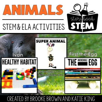 Storybook STEM Science Activities {ANIMALS} - Animal Adaptations and Habitats