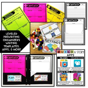 Build a Story (1st-2nd) - Creative Writing and Building Brick Activities - Image 3