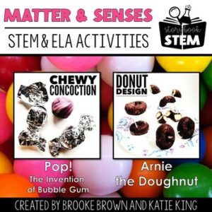 Storybook STEM Science Activities {STATES OF MATTER & SENSES / PROPERTIES}