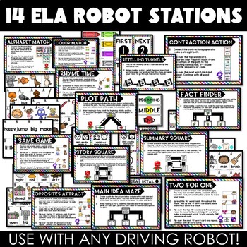 LANGUAGE ARTS Robot Stations & Activities: Sphero, Dash, Bee-Bot Literacy Center - Image 4