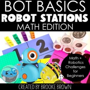 MATH Robot Stations & Activities: Sphero, Dash, Bee-Bot Math Centers, Robotics