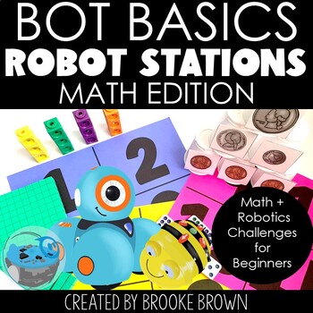 MATH Robot Stations & Activities: Sphero, Dash, Bee-Bot Math Centers, Robotics