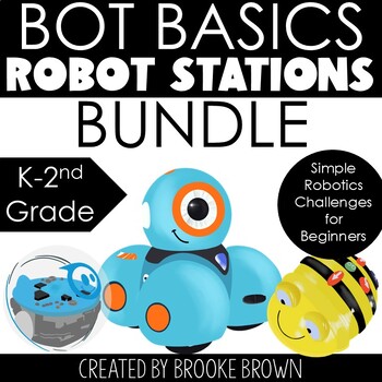 Robot Stations & Activities for Beginners BUNDLE: Robotics, Sphero Dash Bee-Bot