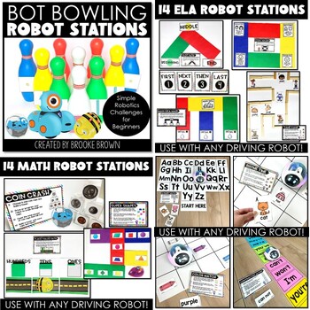 Robot Stations & Activities for Beginners BUNDLE: Robotics, Sphero Dash Bee-Bot - Image 3