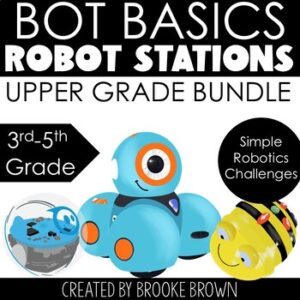 Upper Grades Robot Stations & Activities BUNDLE - Robotics, Sphero, Dash