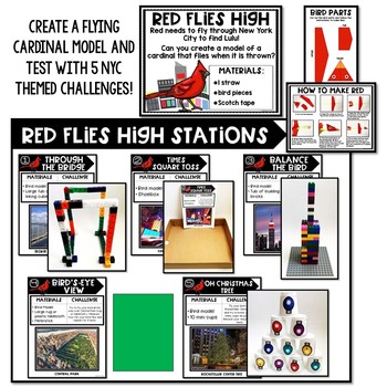 {Red and Lulu} Storybook STEM - Christmas STEM Activities, Holiday Stations - Image 2