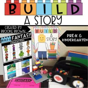 Build a Story (Pre-K, Kindergarten) Creative Writing & Building Brick Activities