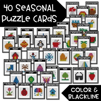 Brick Pics {Literacy & Math Centers} - Building Brick STEM Activities - Image 3