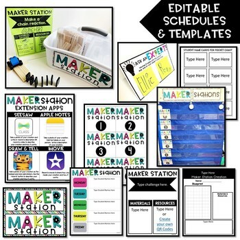 Maker Stations for Makerspaces BUNDLE {K-5th} - STEM Stations, STEM Lab Centers - Image 4