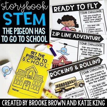 Storybook STEM (The Pigeon HAS to go to School) - Back to School STEM Activities