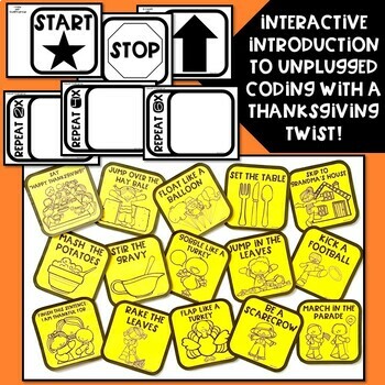 Thanksgiving Hop Scotch Coding® - Unplugged Coding - Image 3