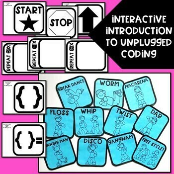 Hop Scotch Coding® Dance Party (Hour of Code) - Unplugged Coding / Google Slides - Image 3