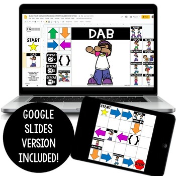 Hop Scotch Coding® Dance Party (Hour of Code) - Unplugged Coding / Google Slides - Image 4