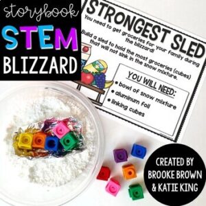 {Blizzard} Digital/Printable Storybook STEM - Winter STEM Activities
