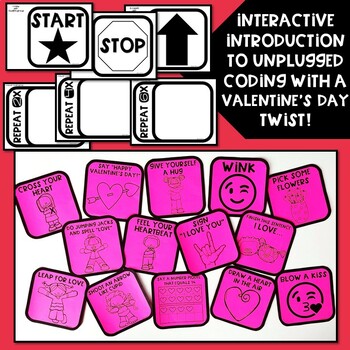 Valentine's Day Hop Scotch Coding® - Unplugged Coding Party Station - Image 3