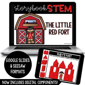 {The Little Red Fort} Storybook STEM, End of the Year May Summer STEM Activities - Image 2