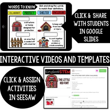 {The Little Red Fort} Storybook STEM, End of the Year May Summer STEM Activities - Image 3