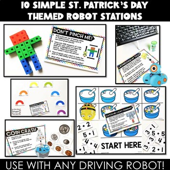 St. Patrick's Day Robot Activities & Stations Robotics Sphero Dash Bee-Bot March - Image 2