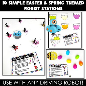 April Easter Spring Robot Activities & Stations Sphero, Bee-Bot - Image 3