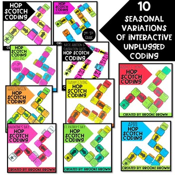 Hop Scotch Coding® BUNDLE Unplugged Coding Digital + Printable Hour of Code - Image 3