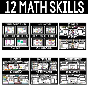 PAPERLESS Maker Math BUNDLE for Distance Learning (Google Slides & Seesaw) - Image 2
