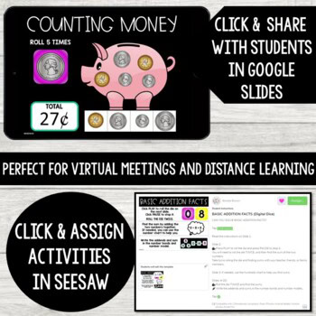 Math Digital Dice for Virtual Meetings & Distance Learning - Image 2