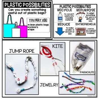 {One Plastic Bag} DIGITAL + PRINTABLE Storybook STEM - Earth Day STEM Activities - Image 2