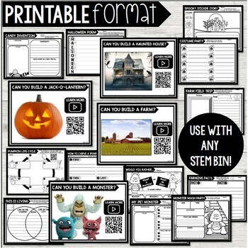 STEM Bins® Build & Write All Year BUNDLE: STEM Activities: Digital + Printable - Image 3