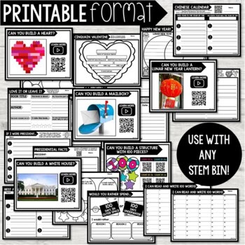 February STEM Bins® Build & Write - Valentine's Day STEM Activities - Image 4