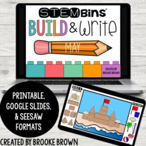 STEM Bins® Build & Write Digital + Printable End of the Year May STEM Activities