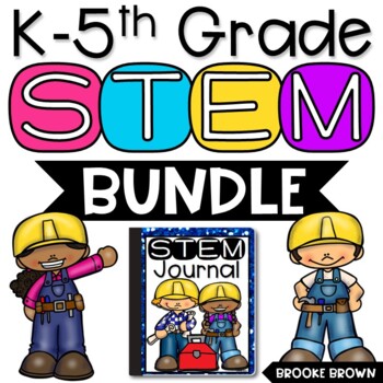 Grade Level STEM Challenges BUNDLE (K-5th Grade) - Elementary STEM Activities