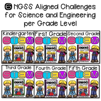 Grade Level STEM Challenges BUNDLE (K-5th Grade) - Elementary STEM Activities - Image 2
