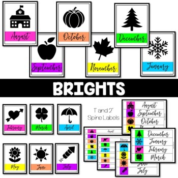 Simple Monthly Binder & Project Case Covers (3 Color Schemes) - Image 2