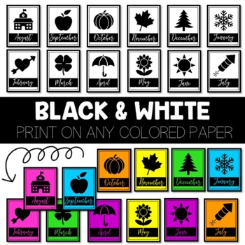 Simple Monthly Binder & Project Case Covers (3 Color Schemes) - Image 4