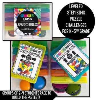 STEM Bins® Speed Builds STEM Activities BUNDLE: Morning Work, Early Finishers - Image 3