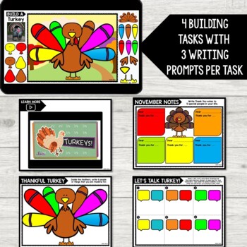 STEM Bins® Build & Write (NOVEMBER) - Thanksgiving STEM Activities - Image 2