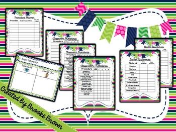 Classroom Procedures Checklist & Planner {EDITABLE!} - Image 2