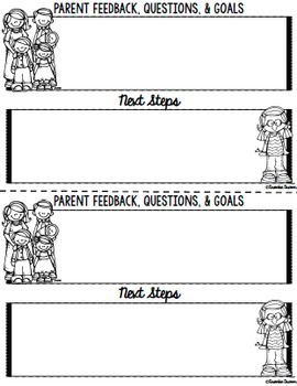 Parent Teacher Conference Progress Report / Student Summary Card - Image 3