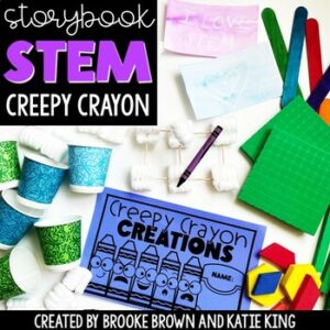 Storybook STEM Activities (Creepy Crayon) - Back to School & Halloween Stations
