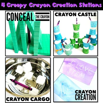 Storybook STEM Activities (Creepy Crayon) - Back to School & Halloween Stations - Image 2