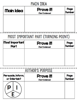 I'm a Text Detective! {Reading Response Mini-booklet for Text Evidence} - Image 3