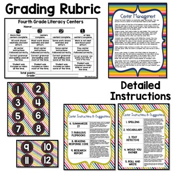 Fourth Grade Literacy Centers Made EASY! - Low Prep 4th Grade Literacy Stations - Image 4
